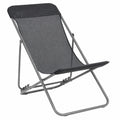 Chaise Longue Pliable Jardin Multi-Positions 52cm