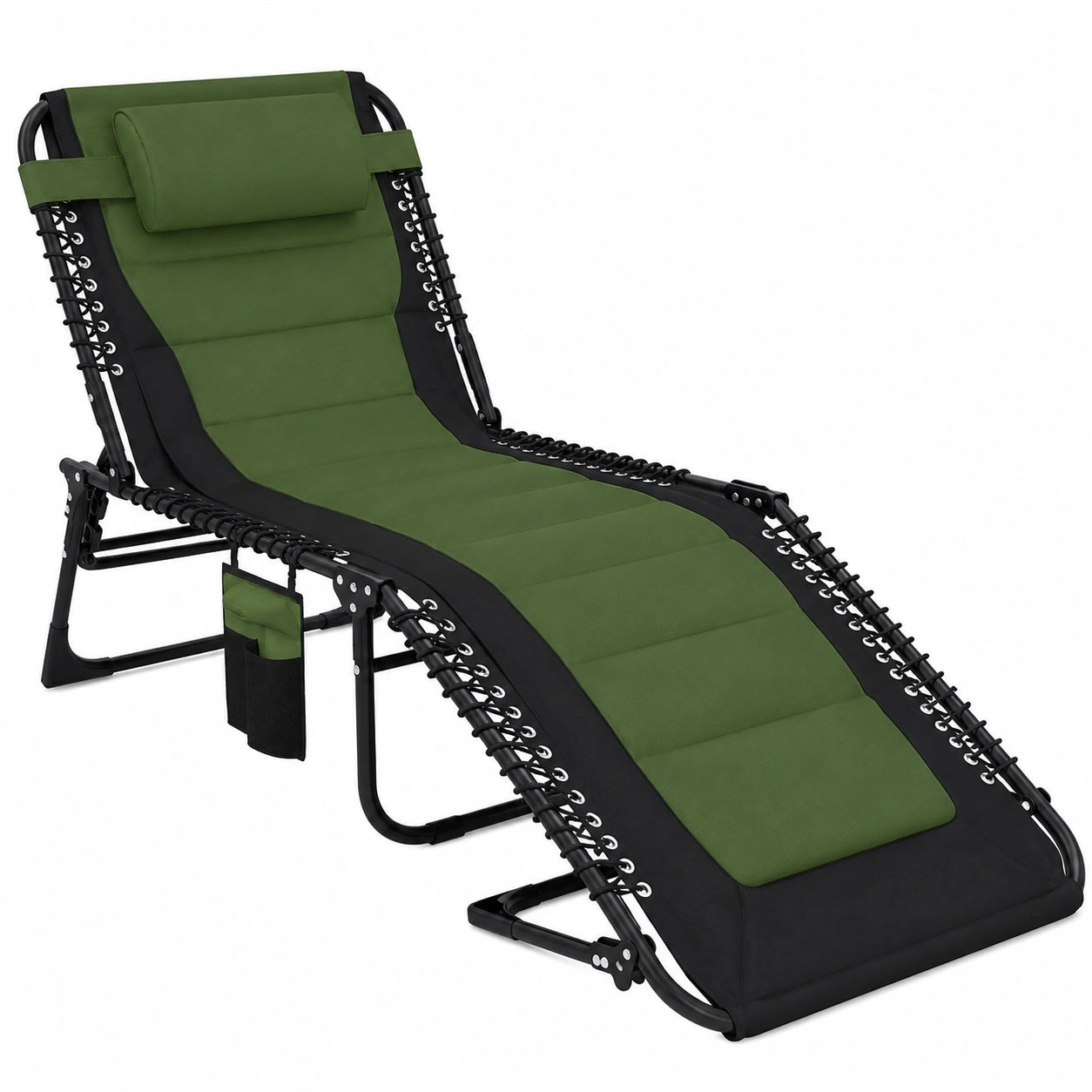 Chaise Longue Pliable Réglable Extérieure pour Camping et Plage
