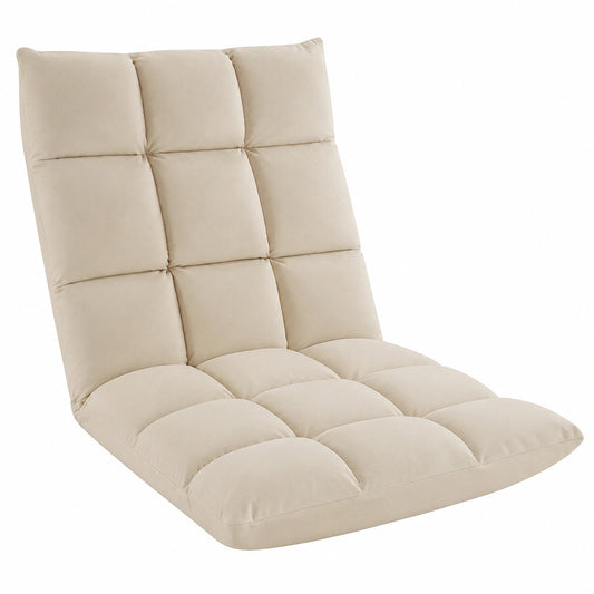 Fauteuil Relax XXL Velours Inclinable pour Salon et M¨¦ditation