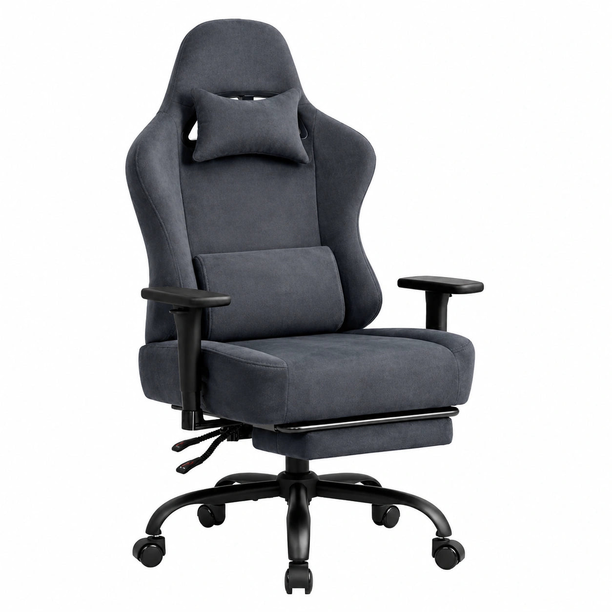 Chaise de Gaming Ergonomique avec Repose-Pieds et Inclinaison Ajustable